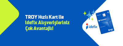TROY Hızlı Kart ile idefix Alışverişleriniz Çok Avantajlı!
